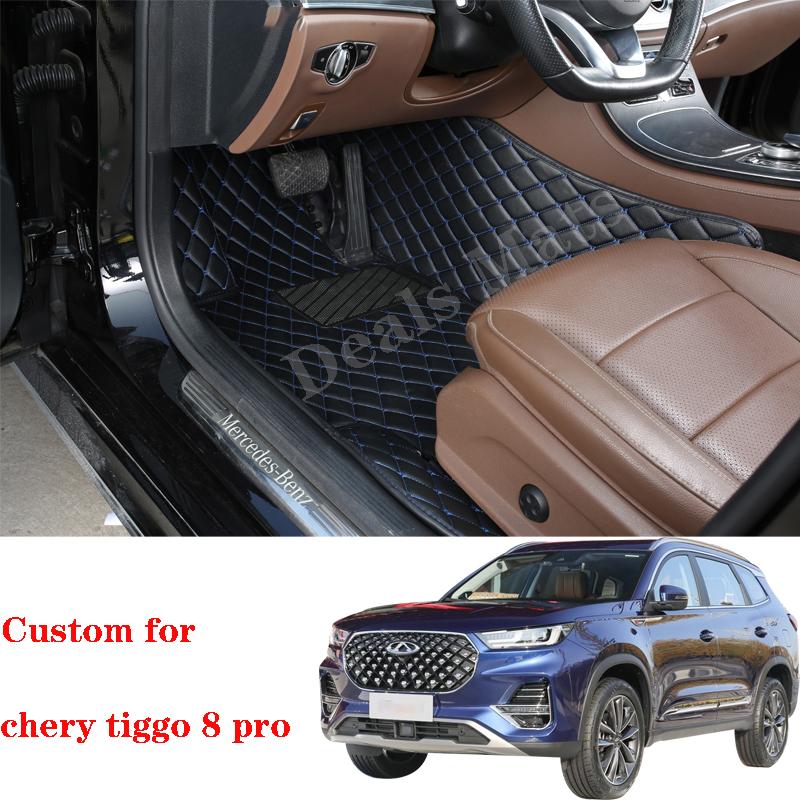 Автомобильные коврики для Chery Tiggo 8 Pro на заказ, водонепроницаемые детали интерьера, ковры, кожаные автомобильные подушечки для ног 
Автомобильные коврики для Chery Tiggo 8 Pro на заказ, водонепроницаемые детали интерьера, ковры, кожаные автомобильные подушечки для ног