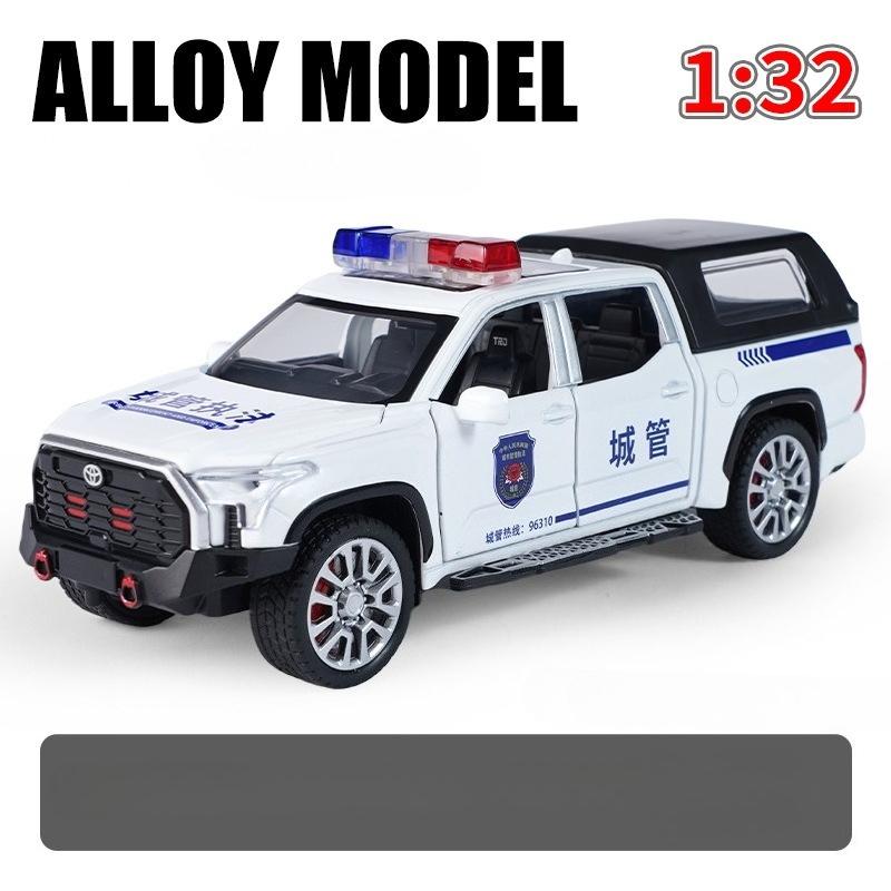 1/32 Tundra Alloy Pickup Car Model Diecasts & Toy Metal Police Off-Road Vehicles Car Model Simulation Sound and Light Kids Gifts білий
1/32 Tundra Alloy Pickup Car Model Diecasts & Toy Metal Police Off-Road Vehicles Car Model Simulation Sound and Light Kids Gifts білий