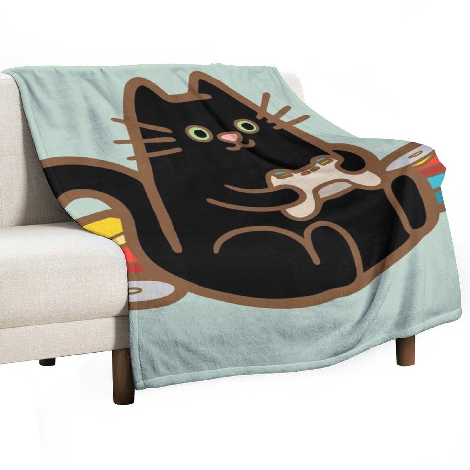 Gamer Cat Throw Blanket Weighted Travel Flannel Fabric Summer Beddings Blankets 30x40in
Gamer Cat Throw Blanket Weighted Travel Flannel Fabric Summer Beddings Blankets 30x40in