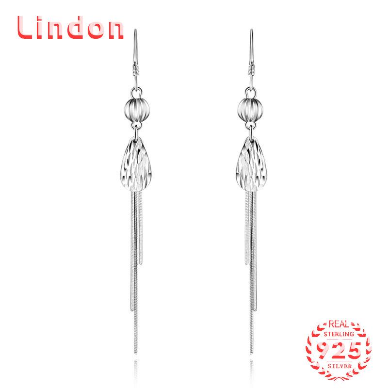 Серьги-капли из стерлингового серебра 925 пробы Lindon, серьги-капли для женщин, подарки на свадьбу серебряный
Серьги-капли из стерлингового серебра 925 пробы Lindon, серьги-капли для женщин, подарки на свадьбу серебряный