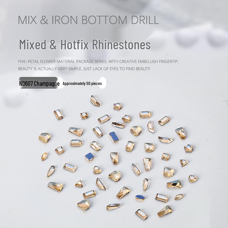 Мини Кристально Белые Бриллианты Стразы для Нейл-арта - 50 шт., Моющиеся и Неправильной Формы
Мини Кристально Белые Бриллианты Стразы для Нейл-арта - 50 шт., Моющиеся и Неправильной Формы