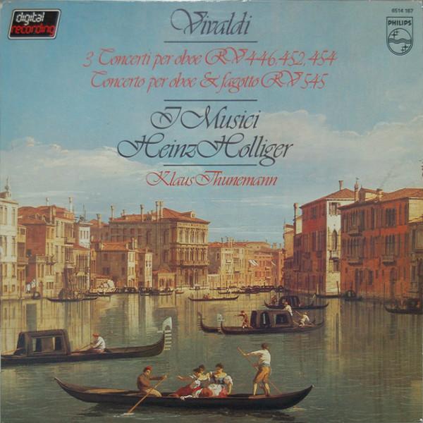 LP Record VIVALDI I MUSICI HEINZ HOLLIGER 3 Concerti Per Oboe RV 446 452 45 6514167 PHILIPS 1982 Netherland Classical Used
LP Record VIVALDI I MUSICI HEINZ HOLLIGER 3 Concerti Per Oboe RV 446 452 45 6514167 PHILIPS 1982 Netherland Classical Used
