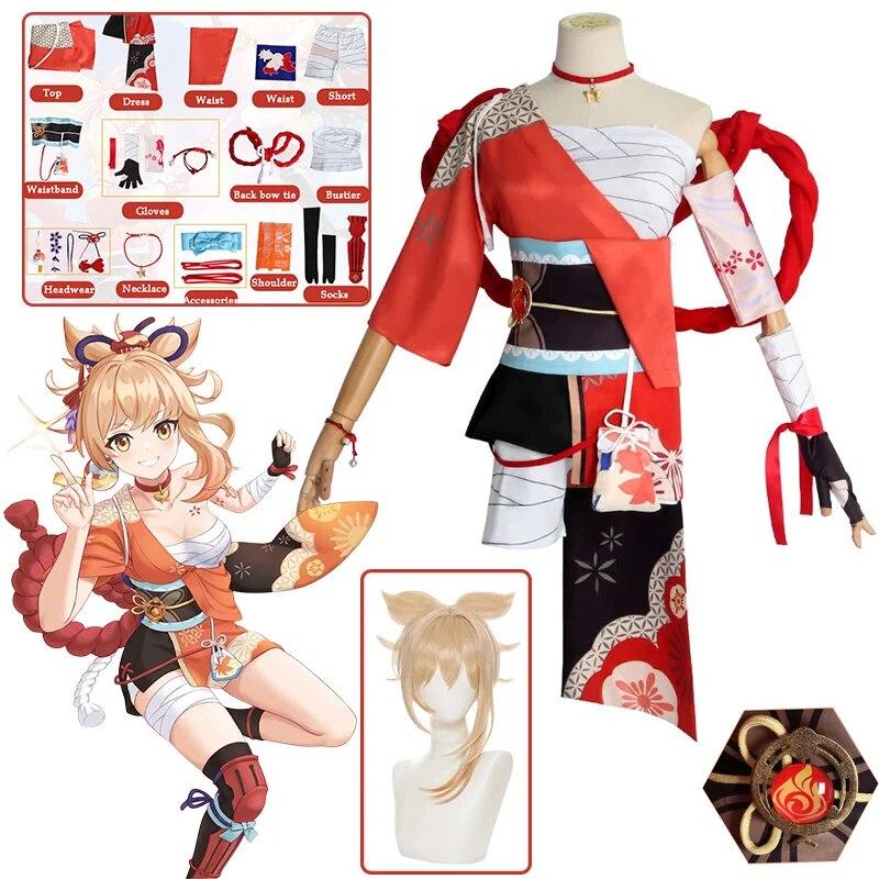 Игра Genshin Impact Yoimiya Косплей Костюм Аниме Косплей Костюм Реквизит Ювелирные Изделия Парик Yoimiya Хэллоуин Карнавальная Вечеринка Сексуальное Платье
Игра Genshin Impact Yoimiya Косплей Костюм Аниме Косплей Костюм Реквизит Ювелирные Изделия Парик Yoimiya Хэллоуин Карнавальная Вечеринка Сексуальное Платье
