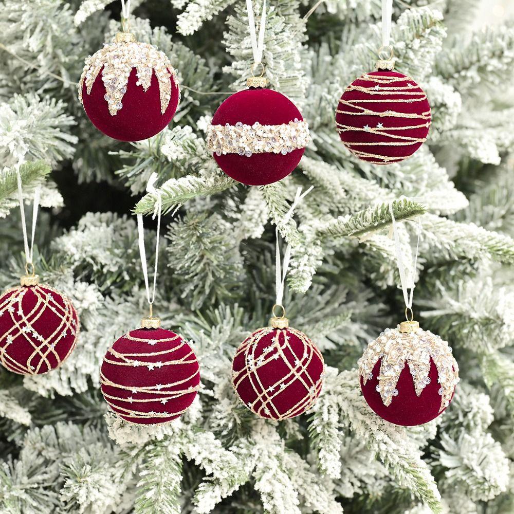 Flocked Christmas Ball Ornament Plastic Christmas Decorations New Xmas Tree Hanging Pendant бежевий
Flocked Christmas Ball Ornament Plastic Christmas Decorations New Xmas Tree Hanging Pendant бежевий