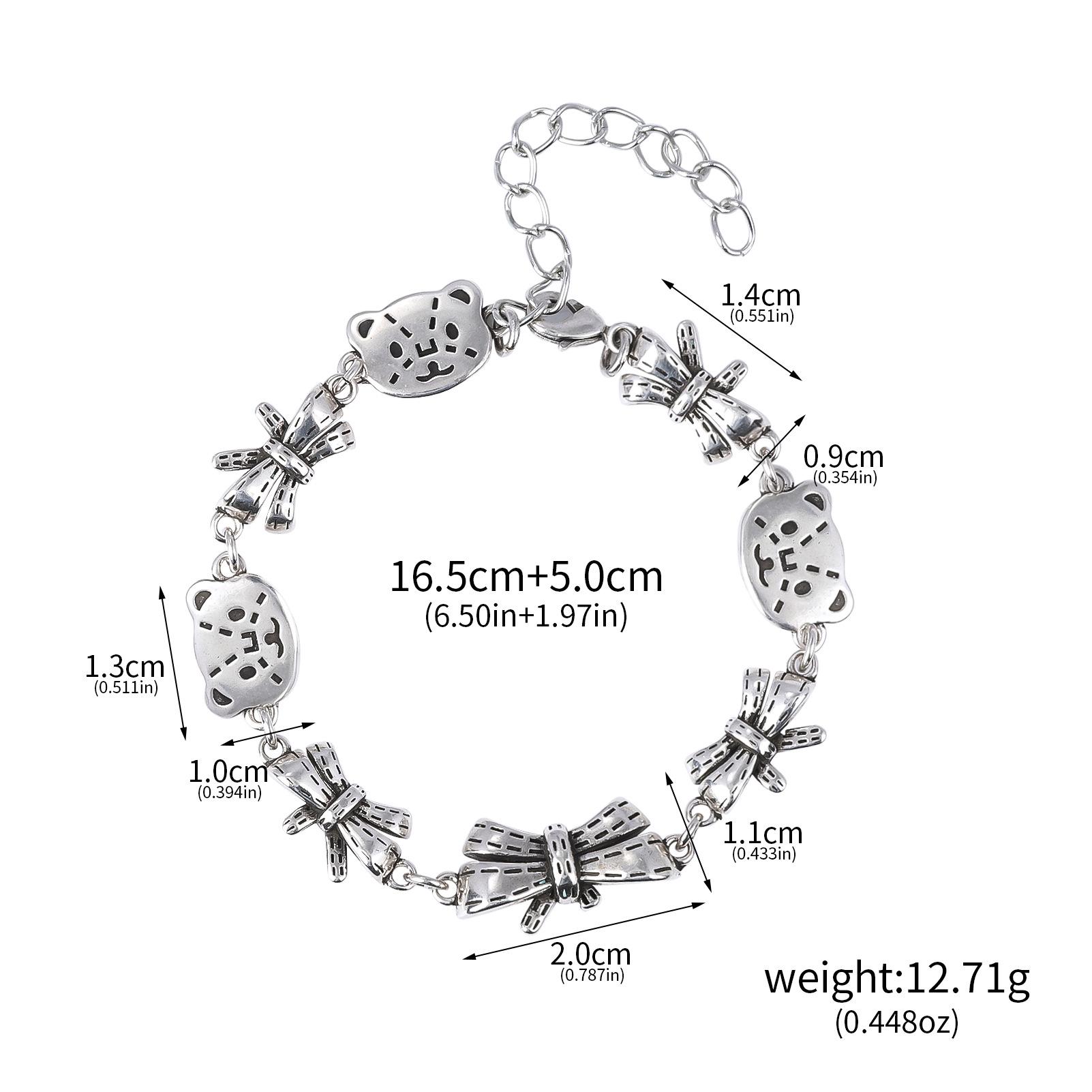 Retro Hunter Bear Head Bowknot Women s Copper Bracelet - Christmas Gift
Retro Hunter Bear Head Bowknot Women s Copper Bracelet - Christmas Gift