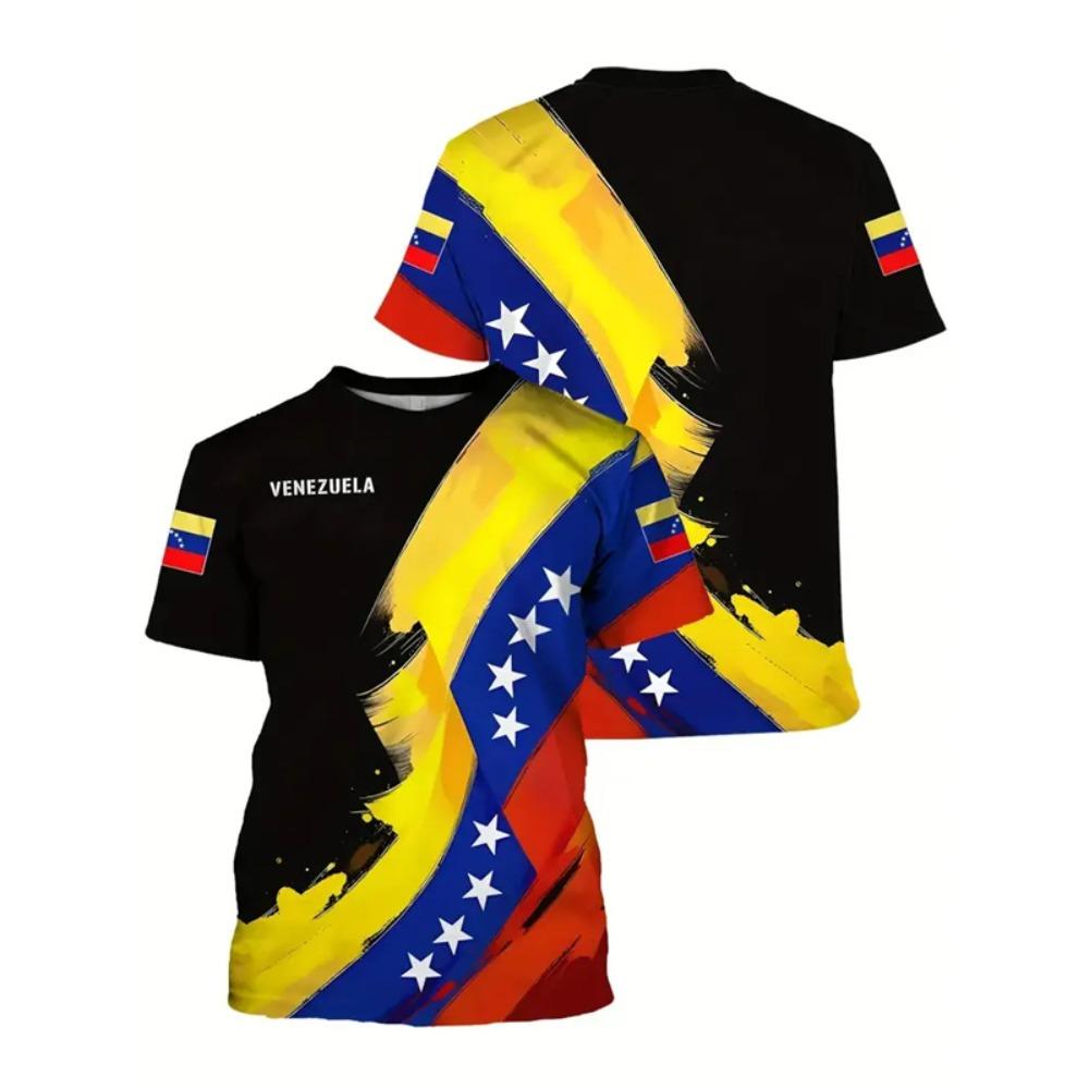 Venezuela Pattern 3d Printed T Shirts For Men s Round Neck Short Sleeve Oversized T-shirt Casual Fashion Summer Daily Tee Shirt 6XL
Venezuela Pattern 3d Printed T Shirts For Men s Round Neck Short Sleeve Oversized T-shirt Casual Fashion Summer Daily Tee Shirt 6XL