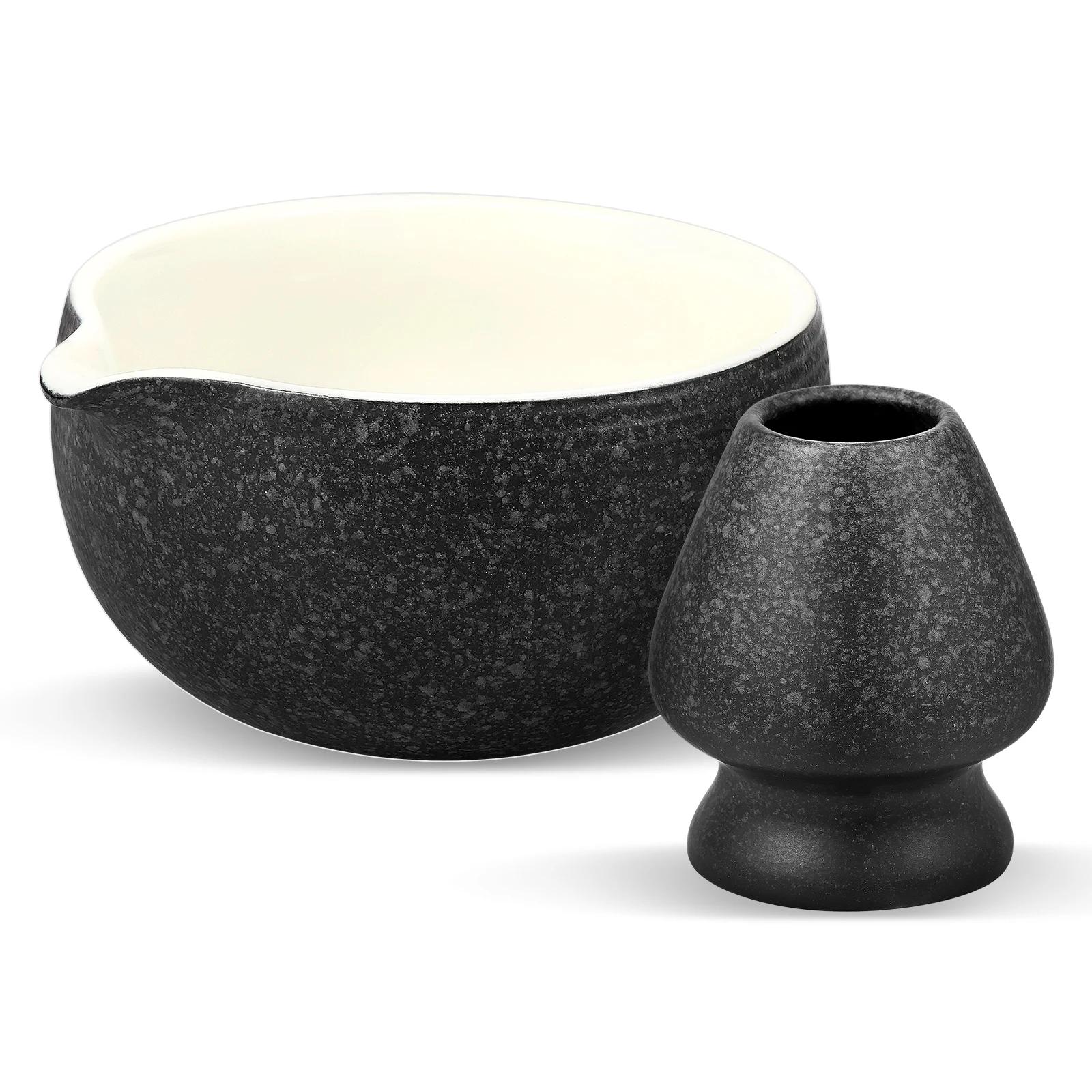 2 Pieces Japanese Tea Bowl Whisk Set Ceramic Matcha Bowl and Whisk Holder Exquisite Teaset Matcha Making Tool Matcha Lovers Gift чёрный
2 Pieces Japanese Tea Bowl Whisk Set Ceramic Matcha Bowl and Whisk Holder Exquisite Teaset Matcha Making Tool Matcha Lovers Gift чёрный