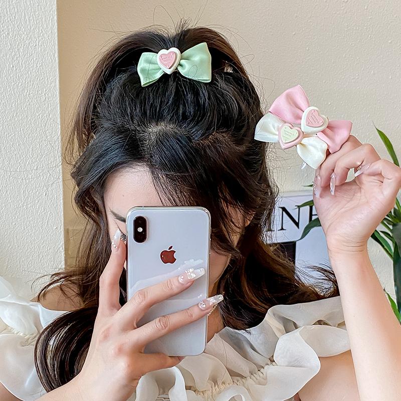 Love Bowknot Hairpin Women Ribbon Linen Barrette Hair Clip Fashion Temperament Bow Hairpin Kids Girls Hair Accessories
Love Bowknot Hairpin Women Ribbon Linen Barrette Hair Clip Fashion Temperament Bow Hairpin Kids Girls Hair Accessories