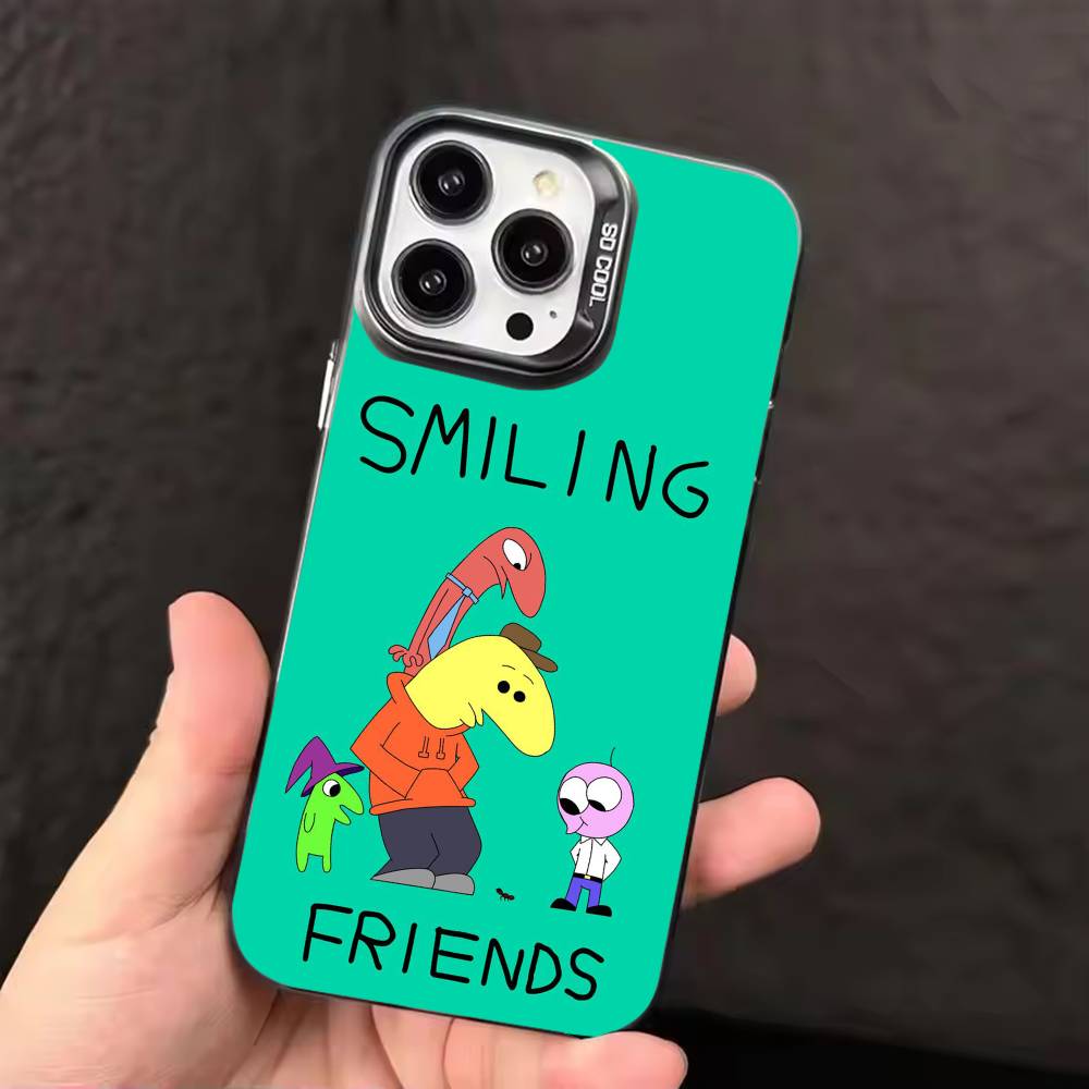 Cartoon S-Smiling friends Phone Case Color Silver Shell For IPhone 17 16 15 14 13 12 11 Pro Max Plus iPhone15plus
Cartoon S-Smiling friends Phone Case Color Silver Shell For IPhone 17 16 15 14 13 12 11 Pro Max Plus iPhone15plus