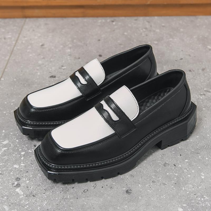 Мужские классические лоферы мужские удобные модные корейские на толстой подошве кожаные туфли элегантный британский стиль деловая обувь размер 38-45 45 черный белый
Мужские классические лоферы мужские удобные модные корейские на толстой подошве кожаные туфли элегантный британский стиль деловая обувь размер 38-45 45 черный белый