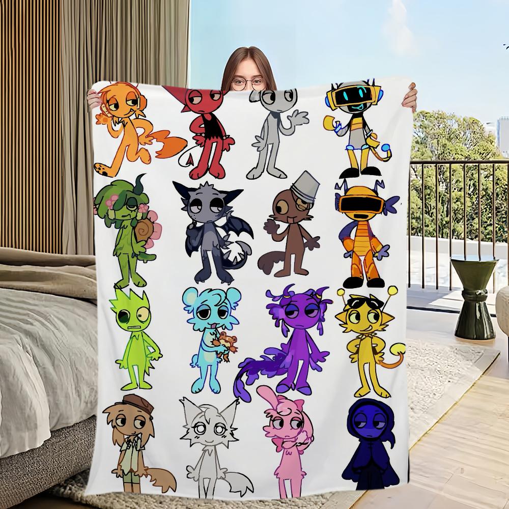 Спранкі Incredibox Ігрова Ковдра Приємний до шкіри комфорт тепла м яка плюшева ковдра підходить диван вітальня офіс спальня 30x40in
Спранкі Incredibox Ігрова Ковдра Приємний до шкіри комфорт тепла м яка плюшева ковдра підходить диван вітальня офіс спальня 30x40in