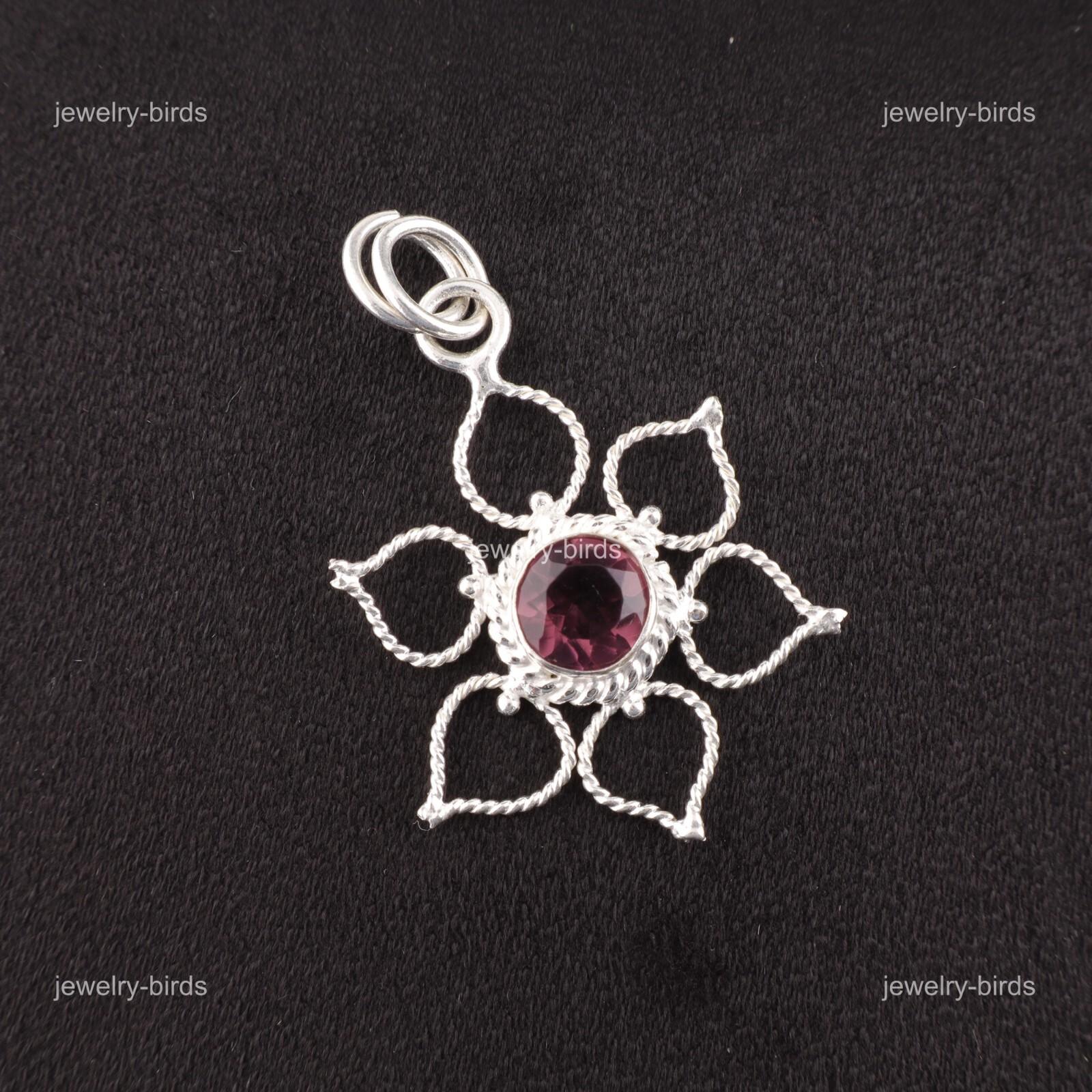 Rhodolite Stone Birthday Gift Handcrafted Unique Wedding Pendant Sterling Silver PP-18-49
Rhodolite Stone Birthday Gift Handcrafted Unique Wedding Pendant Sterling Silver PP-18-49