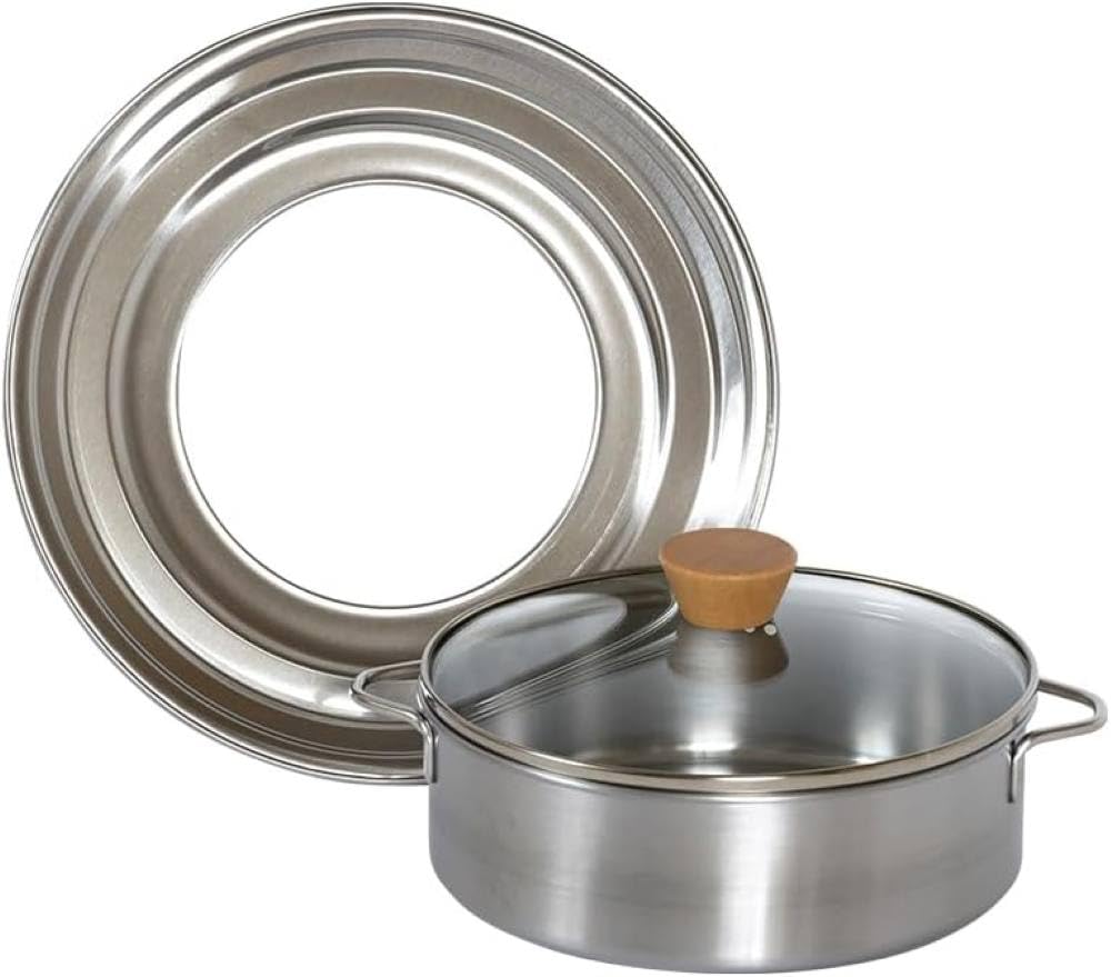 Living simply and efficiently. Dishwasher-safe, shallow steamer basket with divider. Made in Japan. Suitable for 20-26cm frying pans and pots (up to 2
Living simply and efficiently. Dishwasher-safe, shallow steamer basket with divider. Made in Japan. Suitable for 20-26cm frying pans and pots (up to 2