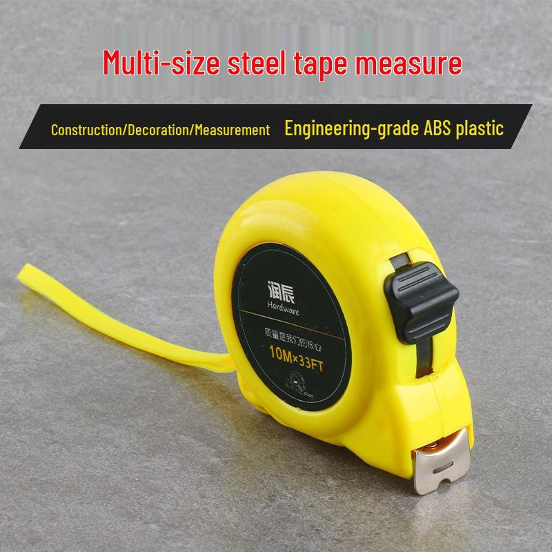 Snail Style Stainless Steel Measuring Tape, 3-10 Meters, with Plastic Casing 2m Yellow Box, Box of 23
Snail Style Stainless Steel Measuring Tape, 3-10 Meters, with Plastic Casing 2m Yellow Box, Box of 23