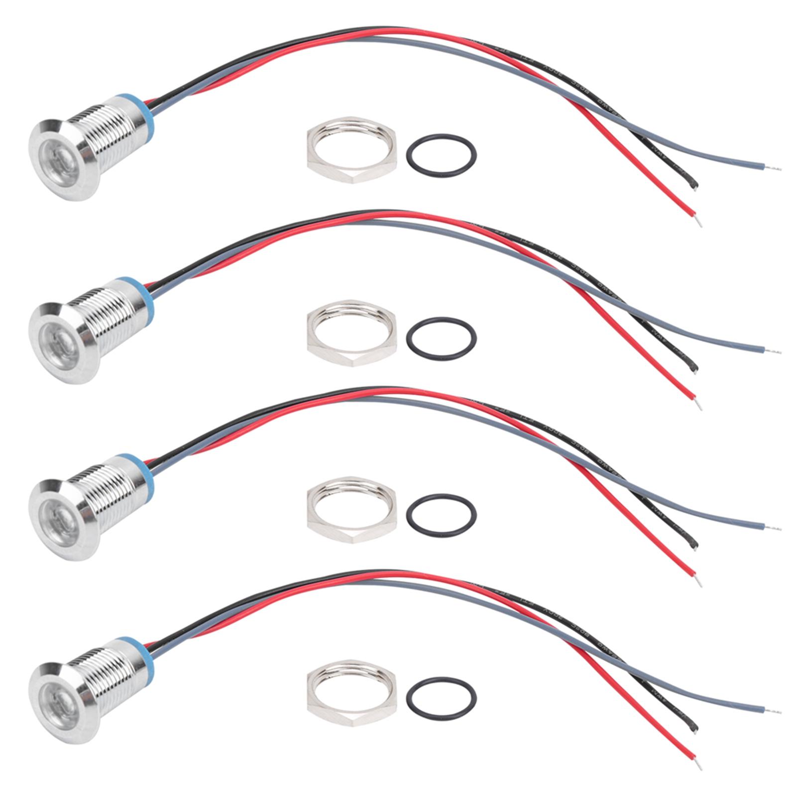 4 Sets PreWired Round LEDs Waterproof Metal 2Color Indicator Common Cathod 12mm 1224V(Красный и синий )
4 Sets PreWired Round LEDs Waterproof Metal 2Color Indicator Common Cathod 12mm 1224V(Красный и синий )