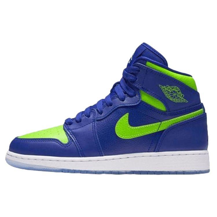 Детские кроссовки Air Jordan 1 Retro High BG Concord Blue Electric-Green 705300-407 
Детские кроссовки Air Jordan 1 Retro High BG Concord Blue Electric-Green 705300-407