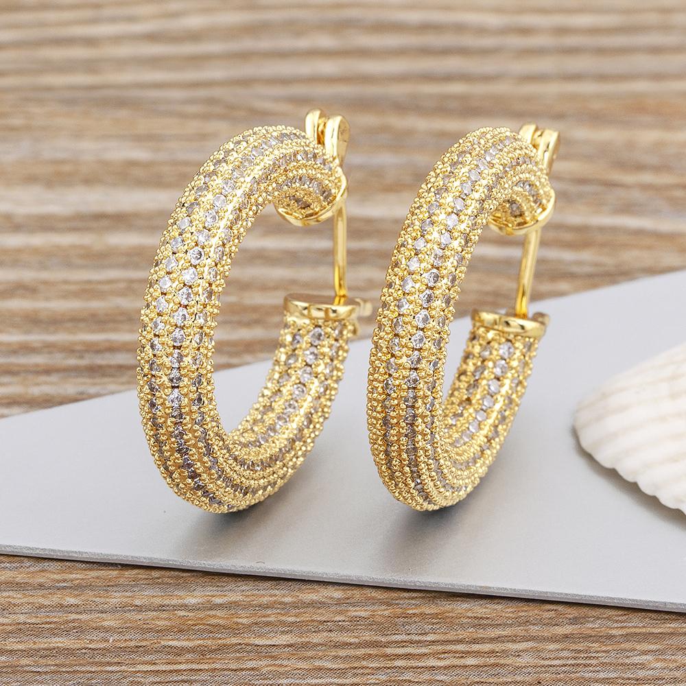 Nidin New Trend 5 Colors Geometric Round Copper Zircon Earrings Women Korean Fashion Fine Party Classic Wedding Jewelry Gifts золотой
Nidin New Trend 5 Colors Geometric Round Copper Zircon Earrings Women Korean Fashion Fine Party Classic Wedding Jewelry Gifts золотой