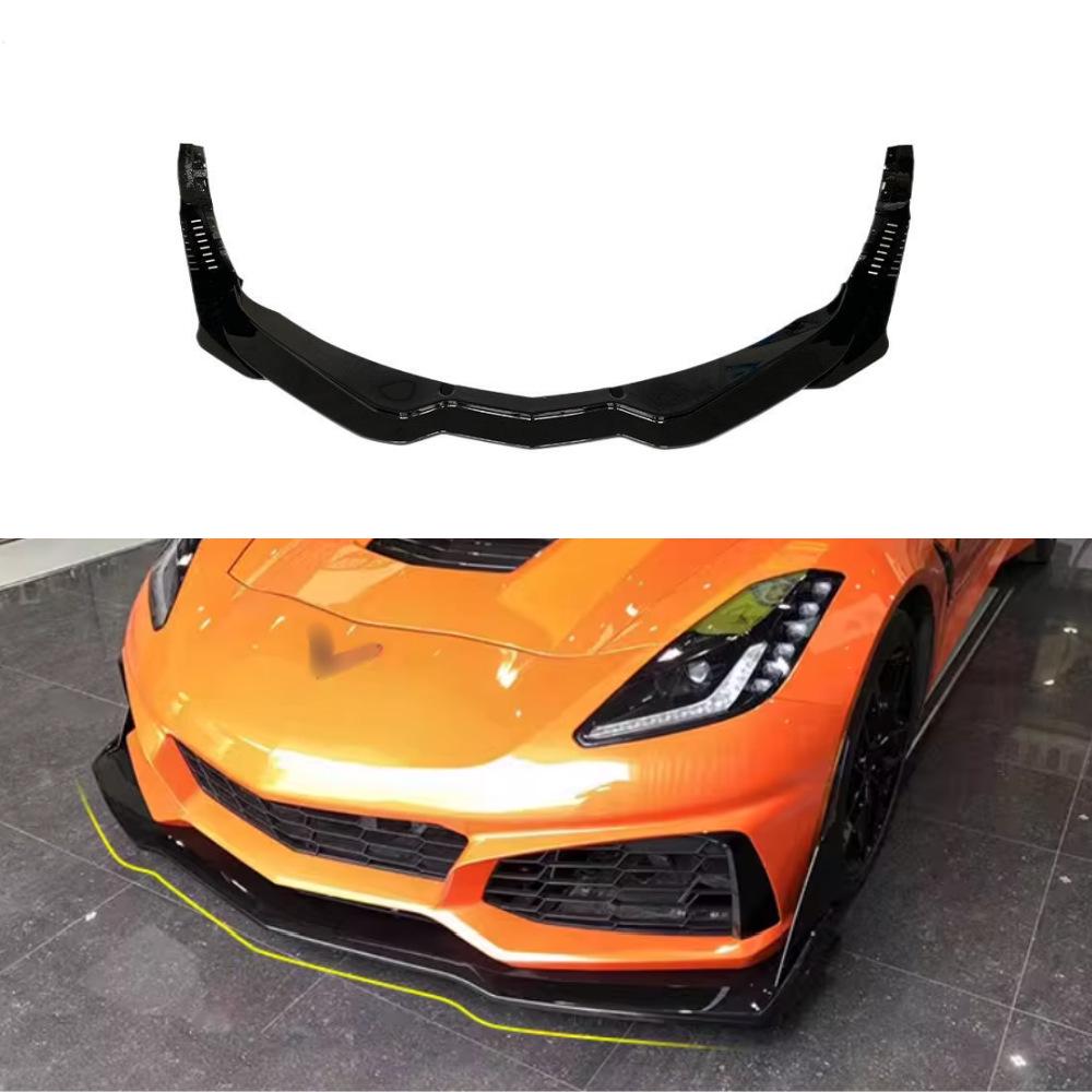 Corvette C7 Carbon Fiber Front Splitter Lip Kit (2014-2019 ZR1) Gloss Black (Four-Piece)
Corvette C7 Carbon Fiber Front Splitter Lip Kit (2014-2019 ZR1) Gloss Black (Four-Piece)