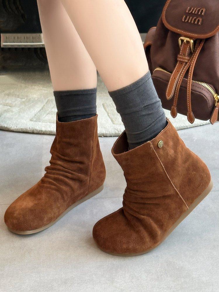 Miyou version of fashion pleated stacked Martin boots women s 2025 autumn new versatile soft-soled lightweight lazy fashion boots 40 темно-коричневого
Miyou version of fashion pleated stacked Martin boots women s 2025 autumn new versatile soft-soled lightweight lazy fashion boots 40 темно-коричневого