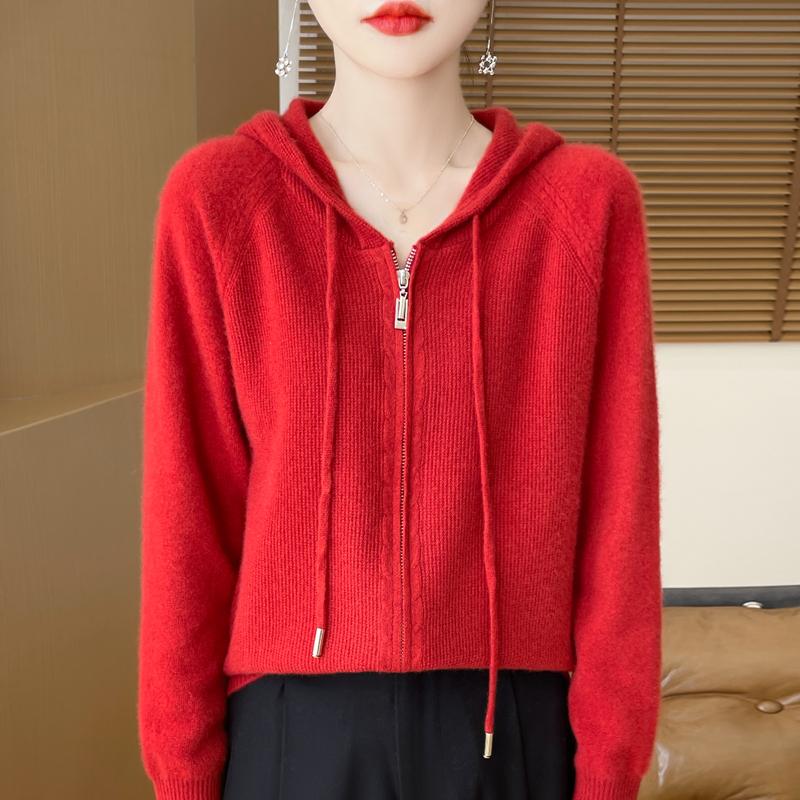 Qinghe Cashmere Women s 30% Cashmere Cardigan - Soft & Warm Wool Blend Sweater XXL червоний
Qinghe Cashmere Women s 30% Cashmere Cardigan - Soft & Warm Wool Blend Sweater XXL червоний