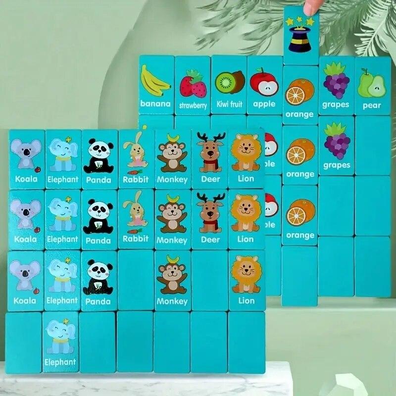 Wooden Boards Game Cartoon Montessori Puzzle Hand Grab Toy Baby Early Educational Toys Cartoon Animals Fruits Cognitive Puzzles
Wooden Boards Game Cartoon Montessori Puzzle Hand Grab Toy Baby Early Educational Toys Cartoon Animals Fruits Cognitive Puzzles
