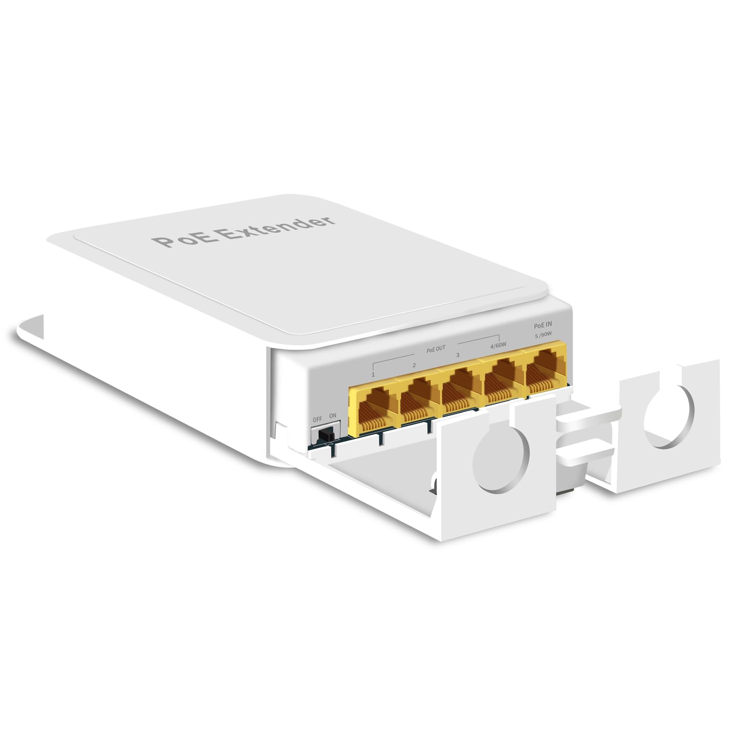 REVODATA 4 Port Outdoor Gigabit PoE Mbps PoE Repeater Meter Max 60W 4 PoE Output Outdoor Plug and Play Extender, 10/100/1000 100/250 Extension,
REVODATA 4 Port Outdoor Gigabit PoE Mbps PoE Repeater Meter Max 60W 4 PoE Output Outdoor Plug and Play Extender, 10/100/1000 100/250 Extension,