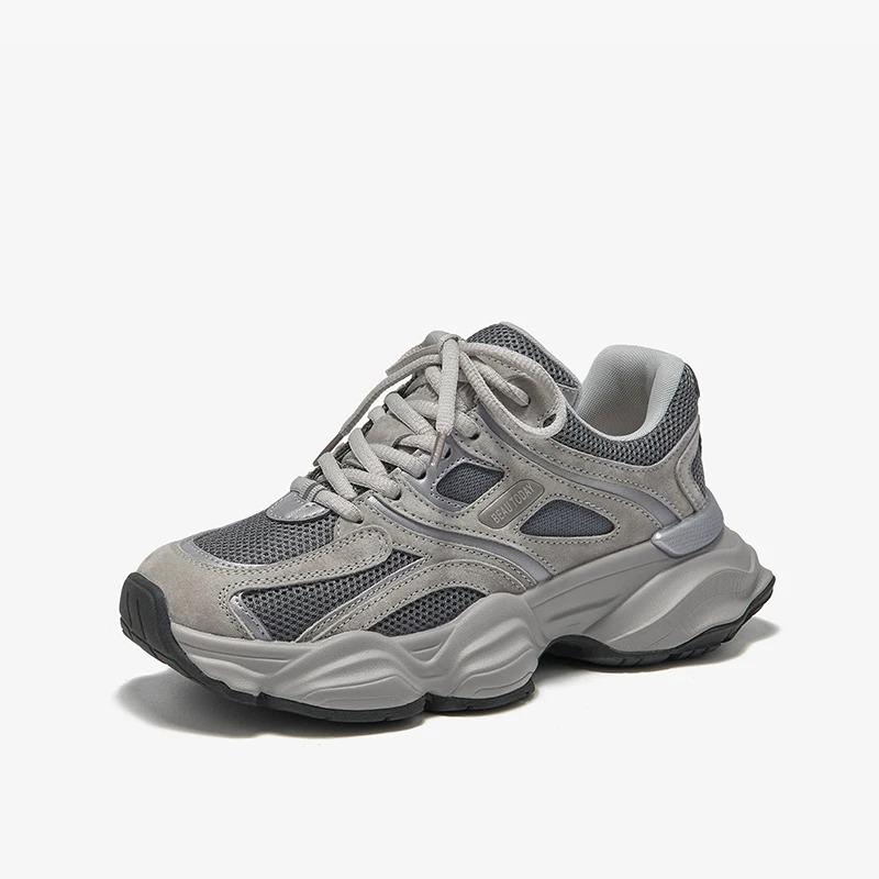 LUXSOLE Chunky Sneakers Women Mesh Mixed Round Toe Lace-up Thick Sole New Breathable Ladies Sports Shoes Handmade 40
LUXSOLE Chunky Sneakers Women Mesh Mixed Round Toe Lace-up Thick Sole New Breathable Ladies Sports Shoes Handmade 40