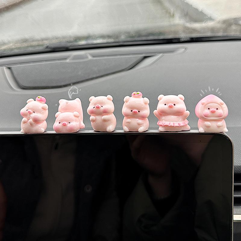 1 Set Cute Car Ornaments Cartoon Resin Piggy Model Car Center Console Decoration Auto Interior Dashboard Accessories as the picture
1 Set Cute Car Ornaments Cartoon Resin Piggy Model Car Center Console Decoration Auto Interior Dashboard Accessories as the picture