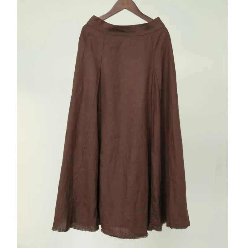 Johnature женские винтажные однотонные юбки-трубы с эластичной резинкой на талии, весенние высококачественные оригинальные повседневные женские юбки L темный кофе
Johnature женские винтажные однотонные юбки-трубы с эластичной резинкой на талии, весенние высококачественные оригинальные повседневные женские юбки L темный кофе