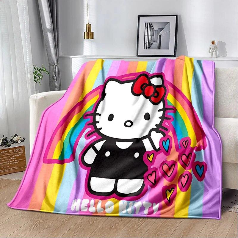 Cartoon Saniro Hello Girls Kawaii Throws Blankets Children s Fall and Winter Warm Cute Flannel Blanket Girls Gift Blanket for Gift All Seasons
Cartoon Saniro Hello Girls Kawaii Throws Blankets Children s Fall and Winter Warm Cute Flannel Blanket Girls Gift Blanket for Gift All Seasons
