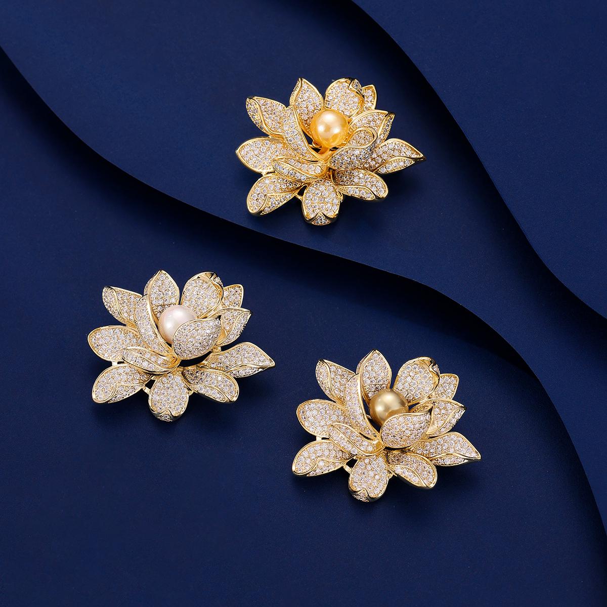 Fashionable Blooming Lotus Brooch For Women Elegant And Luxurious Brooch For Flowers New Popular Brooch For Holiday Gifts
Fashionable Blooming Lotus Brooch For Women Elegant And Luxurious Brooch For Flowers New Popular Brooch For Holiday Gifts