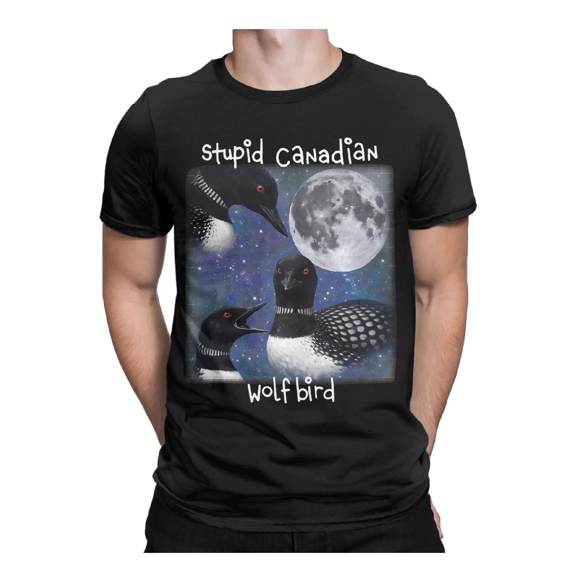 Men s T-Shirts Stupid Canadian Wolf Bird Canadian Wildlife Tee Shirt Short Sleeve Heated Rivalry T Shirts Crew Neck Clothes S чёрный
Men s T-Shirts Stupid Canadian Wolf Bird Canadian Wildlife Tee Shirt Short Sleeve Heated Rivalry T Shirts Crew Neck Clothes S чёрный