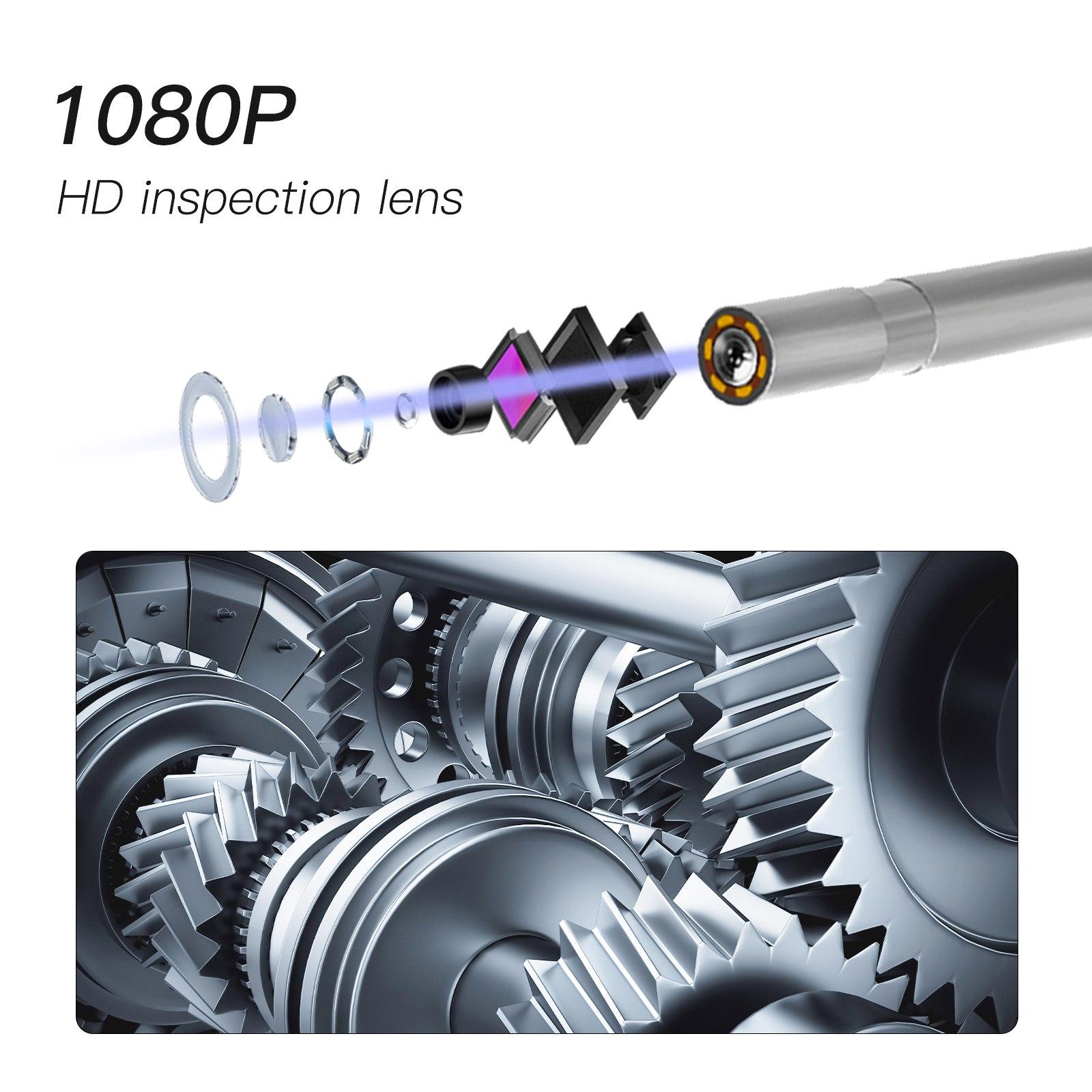 P10 2m Hard Wire 3.9mm Lens 1080P HD Endoscope for Cars 2.8 IPS Screen Piping Inspection Camera Type A
P10 2m Hard Wire 3.9mm Lens 1080P HD Endoscope for Cars 2.8 IPS Screen Piping Inspection Camera Type A