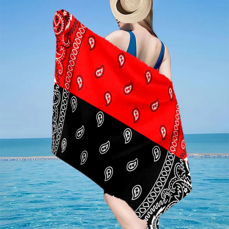 Black And White Paisley Pattern Beach Towel, Super Soft Microfiber, Gift for Her/Him, Birthday, for Pool, Beach, Travel, Home Decor Fan gifts 70cmx140cm(27x55inch)
Black And White Paisley Pattern Beach Towel, Super Soft Microfiber, Gift for Her/Him, Birthday, for Pool, Beach, Travel, Home Decor Fan gifts 70cmx140cm(27x55inch)