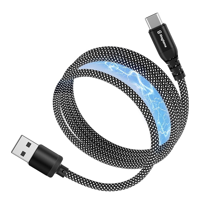 Magtame USB-type c cable Magnetic adsorption shape memory retention function usb type c cable 30W/QC3.0 fast charging double nylon usb cable type c
Magtame USB-type c cable Magnetic adsorption shape memory retention function usb type c cable 30W/QC3.0 fast charging double nylon usb cable type c
