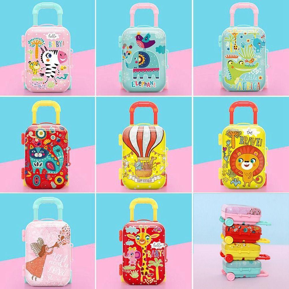 Mini Animals Suitcase Toy Animals Pattern Cartoon Piggy Bank Mini Trolley Case Model Kids Random-B
Mini Animals Suitcase Toy Animals Pattern Cartoon Piggy Bank Mini Trolley Case Model Kids Random-B