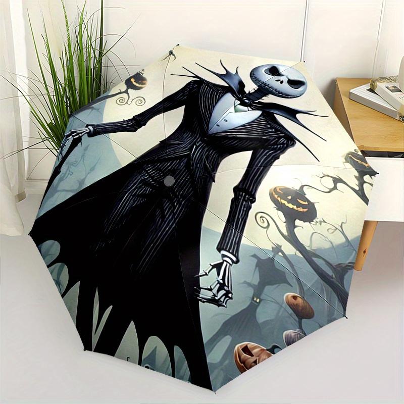 Jack Skellington,Halloween Town Automatic Opening and Closing Umbrella - 8-rib Folding Design, Lightweight and Portable, Suitable for Daily
Jack Skellington,Halloween Town Automatic Opening and Closing Umbrella - 8-rib Folding Design, Lightweight and Portable, Suitable for Daily