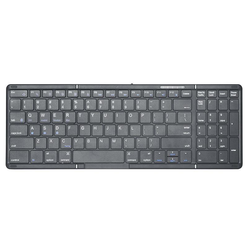 B099 Three-Fold Wireless Bluetooth Keyboard with Touchpad for Mobile Phones and Tablets
B099 Three-Fold Wireless Bluetooth Keyboard with Touchpad for Mobile Phones and Tablets