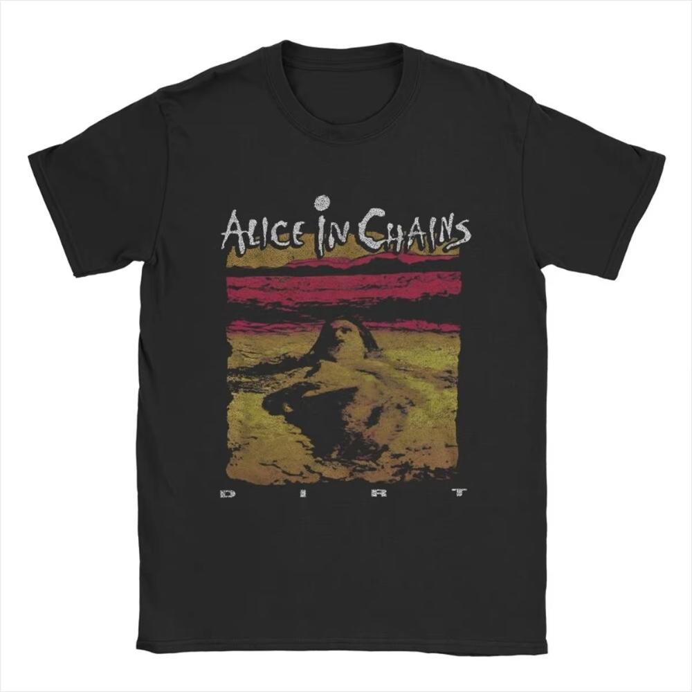 Alice in Chains Band Dirt TShirt Mens Heavy Metal Music Awesome Pure Cotton Tees Round Neck Short Sleeve T Shirts Summer Merch 4XL
Alice in Chains Band Dirt TShirt Mens Heavy Metal Music Awesome Pure Cotton Tees Round Neck Short Sleeve T Shirts Summer Merch 4XL
