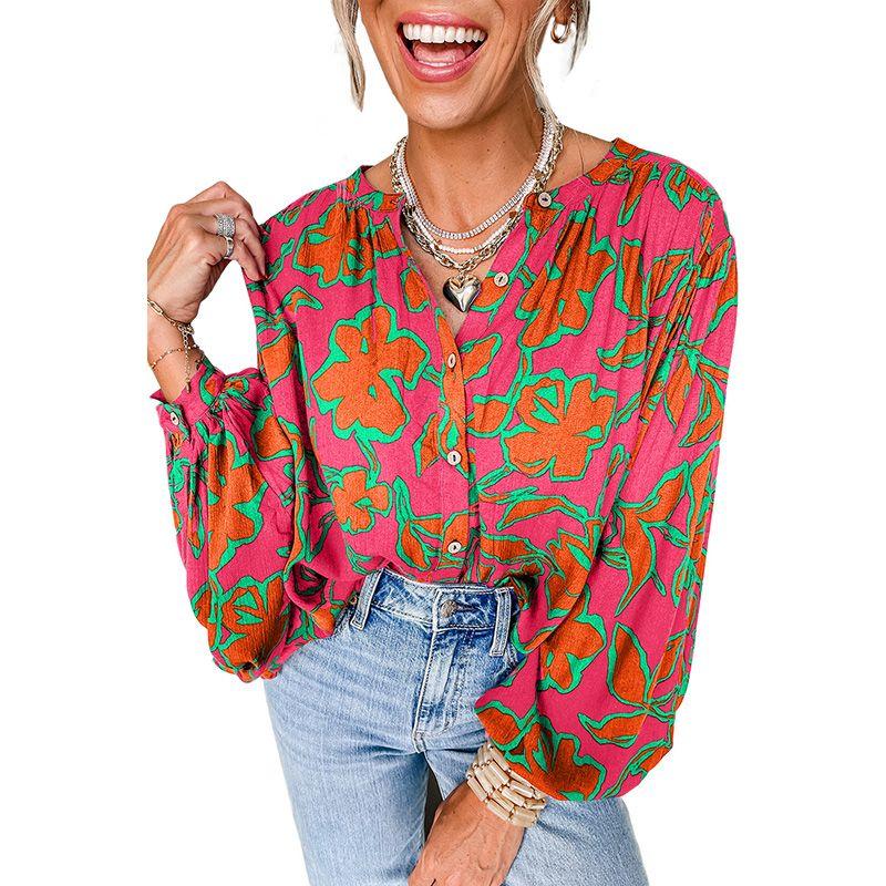 American Shiying Florals Print Single-Breasted Shirt Women s 2025 Spring & Fall New Arrival Loose Comfort and Casual Shirt Rose P620 Size S fit (45.00 kg-55.00 kg
American Shiying Florals Print Single-Breasted Shirt Women s 2025 Spring & Fall New Arrival Loose Comfort and Casual Shirt Rose P620 Size S fit (45.00 kg-55.00 kg