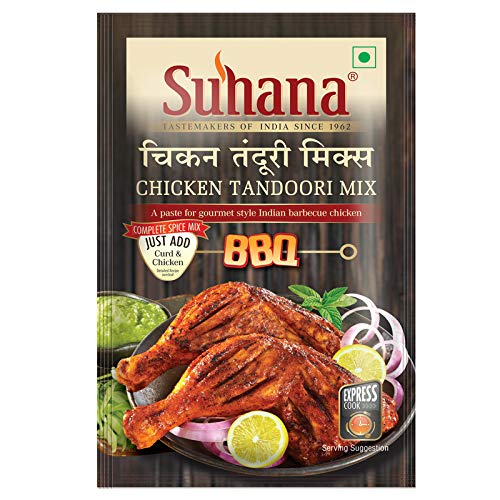 Suhana Chicken Tandoori Paste 100 g Pouch Pack Of 8 Authentic Spice Mix For Easy Tandoori Chicken Marinade Home Cooking
Suhana Chicken Tandoori Paste 100 g Pouch Pack Of 8 Authentic Spice Mix For Easy Tandoori Chicken Marinade Home Cooking