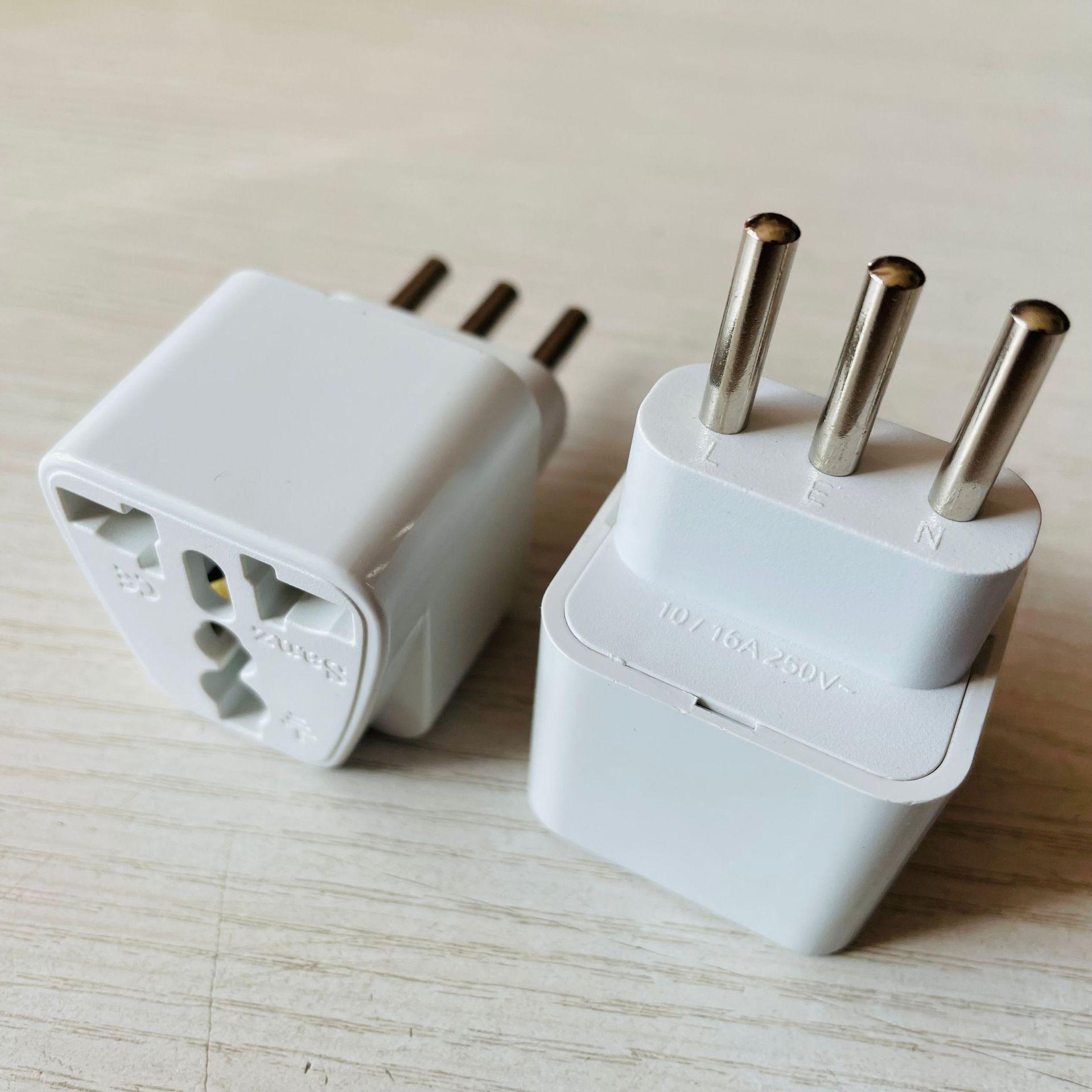 European Style Pure Copper Travel Adapter Plug for Brazilian, Italian, and Swiss Sockets
European Style Pure Copper Travel Adapter Plug for Brazilian, Italian, and Swiss Sockets