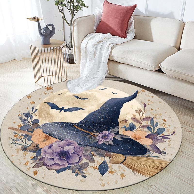 Witch Hat,Round Area Rug,Carpet Rug for Living Room Bedroom Sofa Playroom Decor,Non-slip Floor Mat 80cmx80cm
Witch Hat,Round Area Rug,Carpet Rug for Living Room Bedroom Sofa Playroom Decor,Non-slip Floor Mat 80cmx80cm