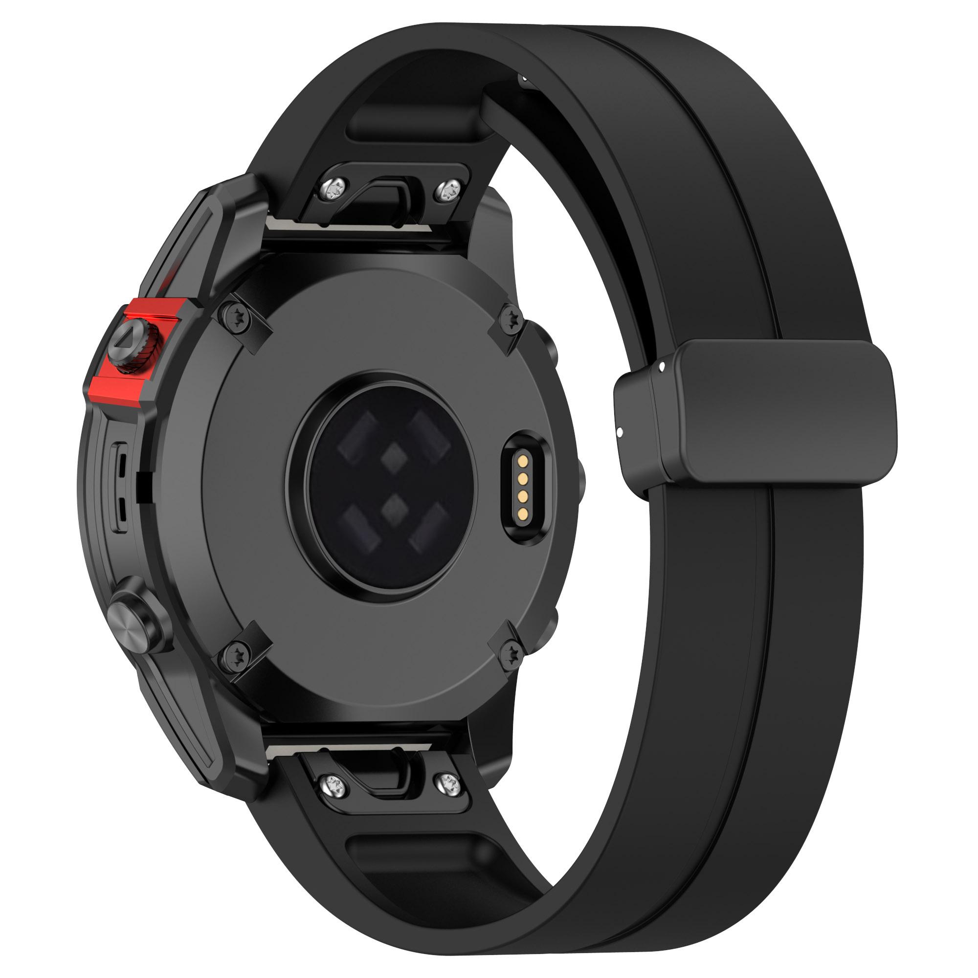 Silicone Watch Band for Garmin Fenix 8 43mm/Forerunner 570 42mm/Fenix 7S/6S/5S,Magnetic Buckle 20mm Sport Strap with Tools Black
Silicone Watch Band for Garmin Fenix 8 43mm/Forerunner 570 42mm/Fenix 7S/6S/5S,Magnetic Buckle 20mm Sport Strap with Tools Black
