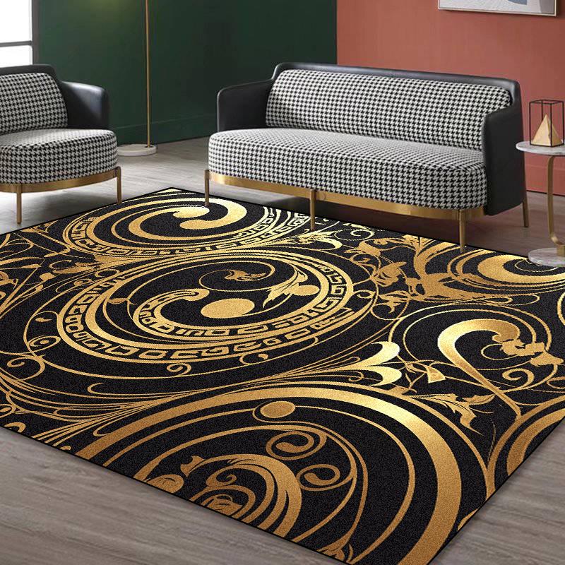 Nordic Style Large Rugs for Living Room Luxurious Black Gold Decoration Non-slip Fioor Mats Bedroom Cloakroom Soft Fluffy Carpet 60*90cm
Nordic Style Large Rugs for Living Room Luxurious Black Gold Decoration Non-slip Fioor Mats Bedroom Cloakroom Soft Fluffy Carpet 60*90cm