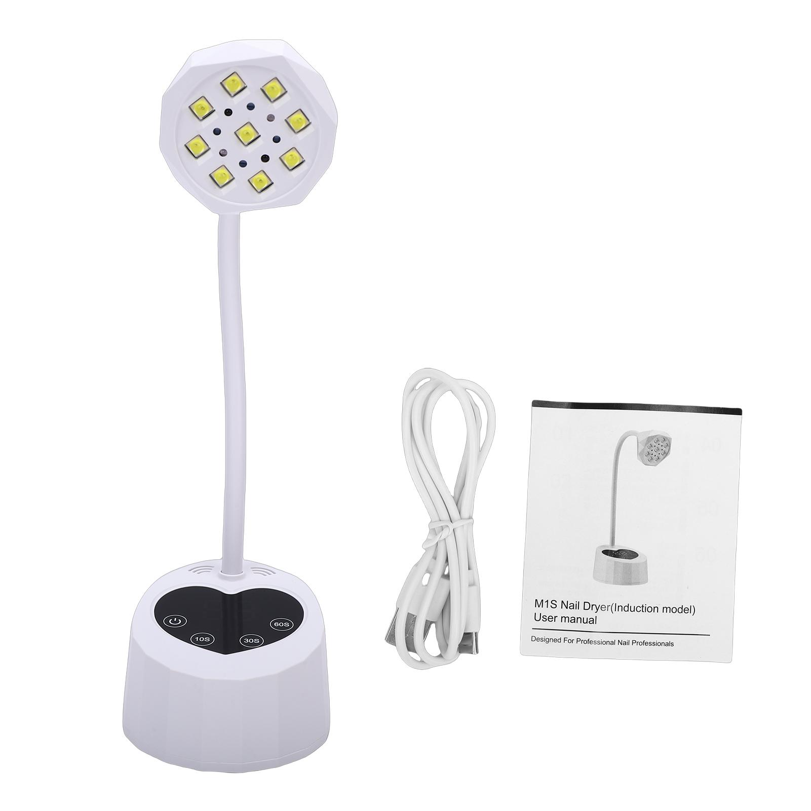 Auto Sensor Nail Dryer USB Rechargeable Goosenecks LED Nail Light Auto Sensor Nail Dryer for Gel Nails белый
Auto Sensor Nail Dryer USB Rechargeable Goosenecks LED Nail Light Auto Sensor Nail Dryer for Gel Nails белый