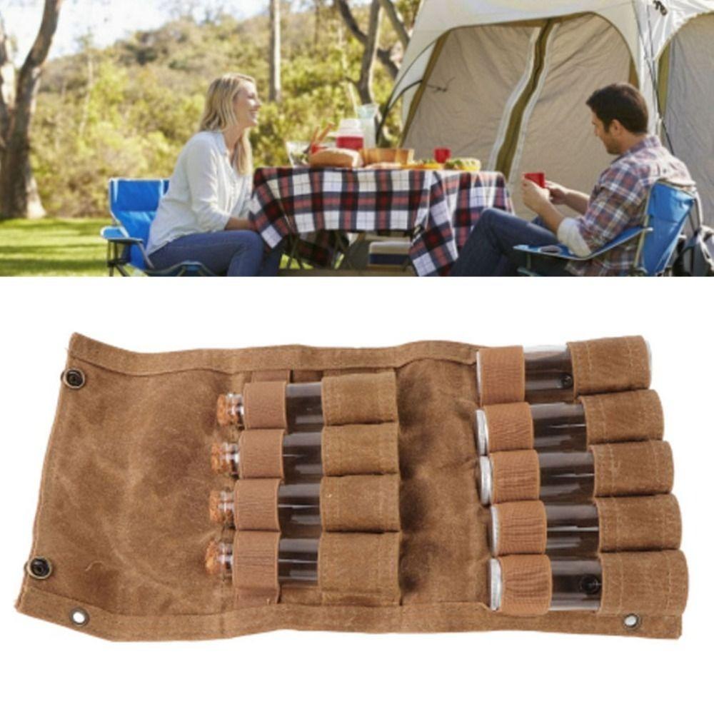 9 Pcs Canvas Spice Storage Bag Multipurpose Spice Container Portable Spice Bag Outdoor Camping хакі
9 Pcs Canvas Spice Storage Bag Multipurpose Spice Container Portable Spice Bag Outdoor Camping хакі