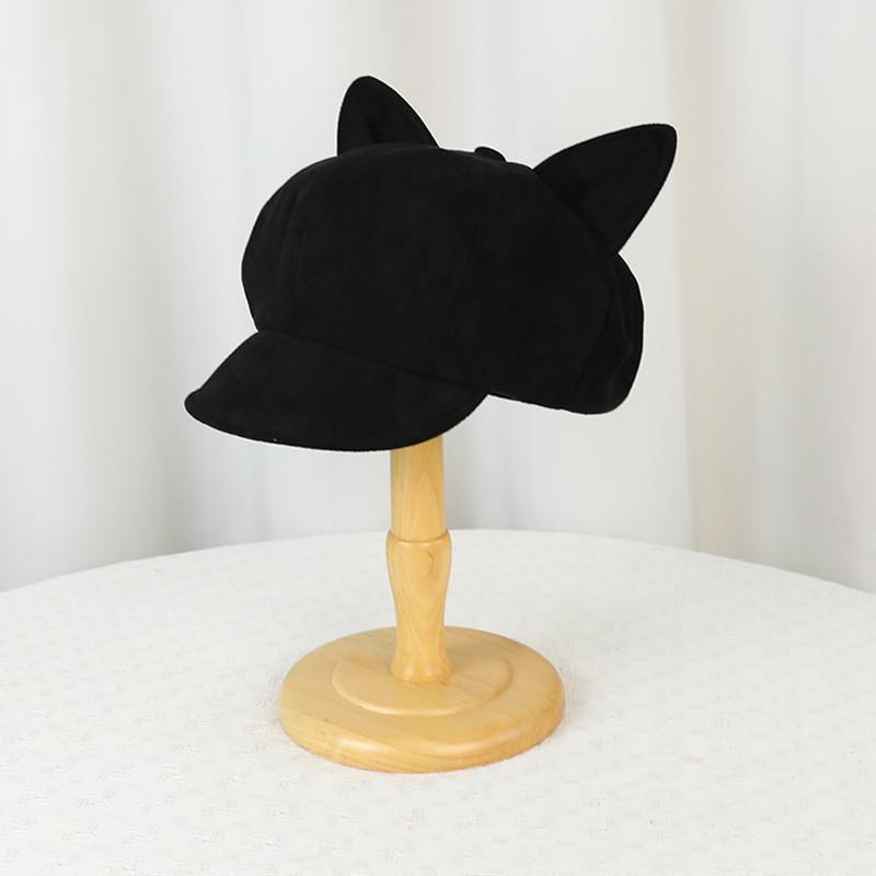Halloween Cat Ear Beret In Suede For Autumn Winter Cozy Cold Weather Wear чорний
Halloween Cat Ear Beret In Suede For Autumn Winter Cozy Cold Weather Wear чорний