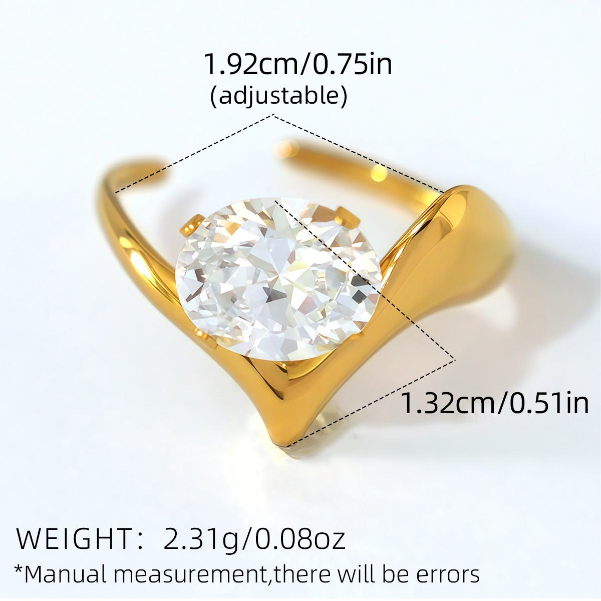 Statement Stainless Steel Delicate Shiny Cubic Zirconia Ring For Women High Quality Gold PVD Plated Finger Jewelry Gift resizable
Statement Stainless Steel Delicate Shiny Cubic Zirconia Ring For Women High Quality Gold PVD Plated Finger Jewelry Gift resizable