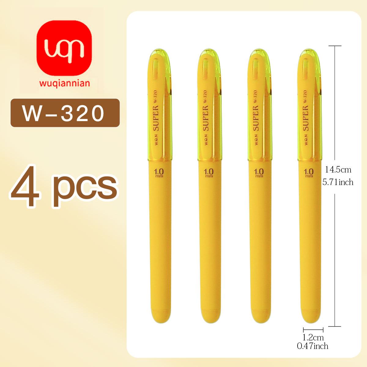 WQN 4pcs/Set Large Capacity Neutral Pen Black Blue Purple Green Red Ink 1.0mm Pen Carbon Calligraphy Teacher Business Signature жёлтый
WQN 4pcs/Set Large Capacity Neutral Pen Black Blue Purple Green Red Ink 1.0mm Pen Carbon Calligraphy Teacher Business Signature жёлтый